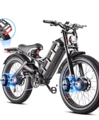 Eahora Romeo Pro 2: 3000W (1500W x 2) 52W 60Ah 100Nm roue de 26 pouces Display avec navigation