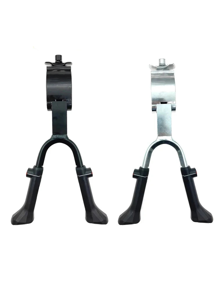 Bequille double pour velo