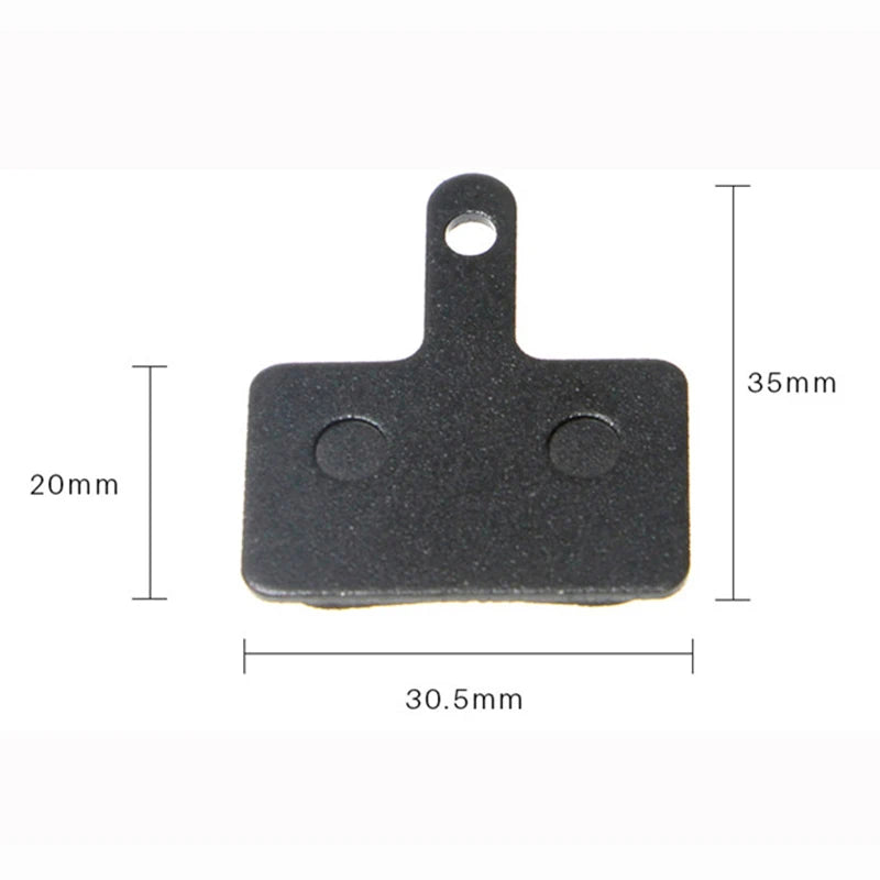 Plaquette de frein SOOCENT 4 Paires Semi-Métallique cuivre 80%  compatible Shimano B01S M375 M395 M446 M416 Deore M515