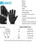 Gants INBIKE tactile Antichoc Plein Doigt Réfléchissant Printemps Automne