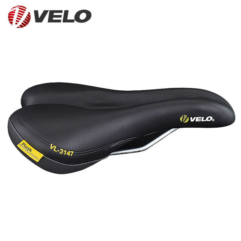 Selle VELO large confortable et ultra souple doux rembourré en simili cuir