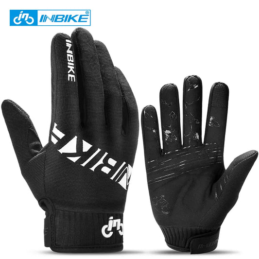 Gants INBIKE tactile Antichoc Plein Doigt Réfléchissant Printemps Automne