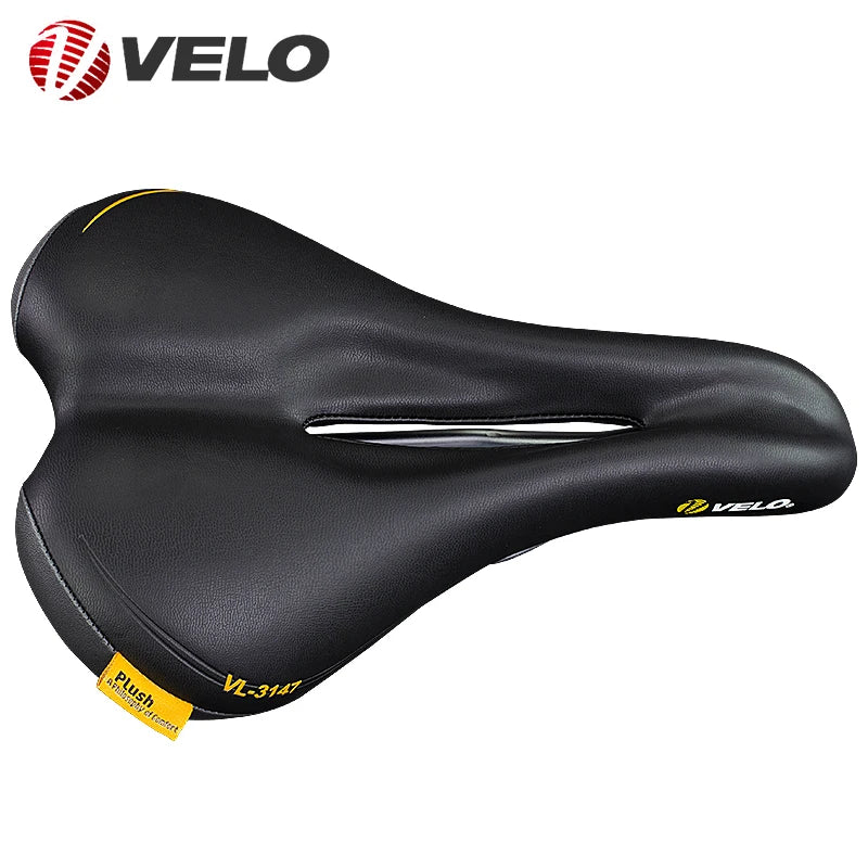 Selle VELO large confortable et ultra souple doux rembourré en simili cuir