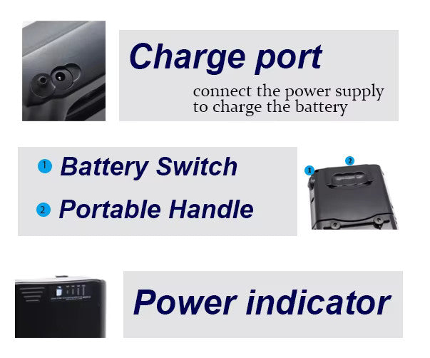 Batterie MEIJING ENERGY Kanga 36V 14AH