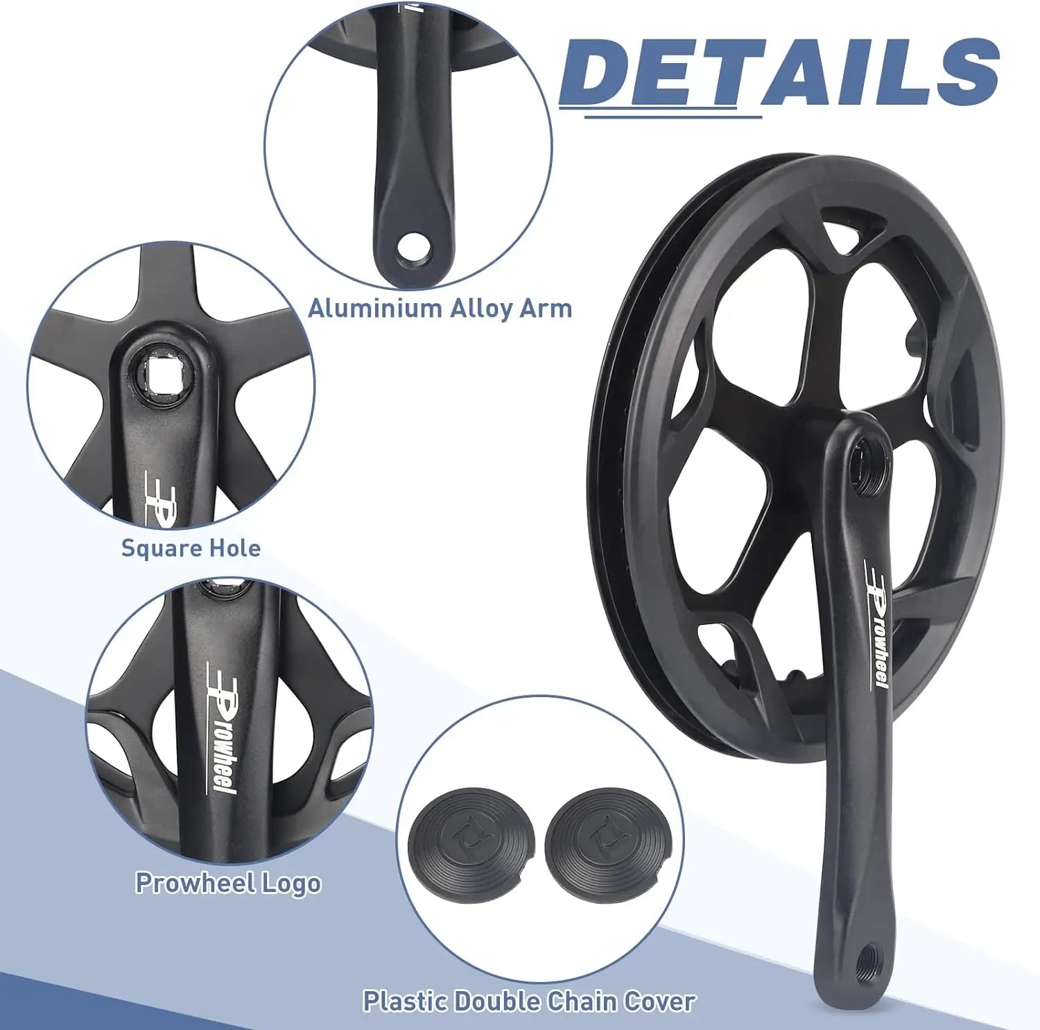 PROWHEEL pédalier 48T/52T d'origine pour ENGWE