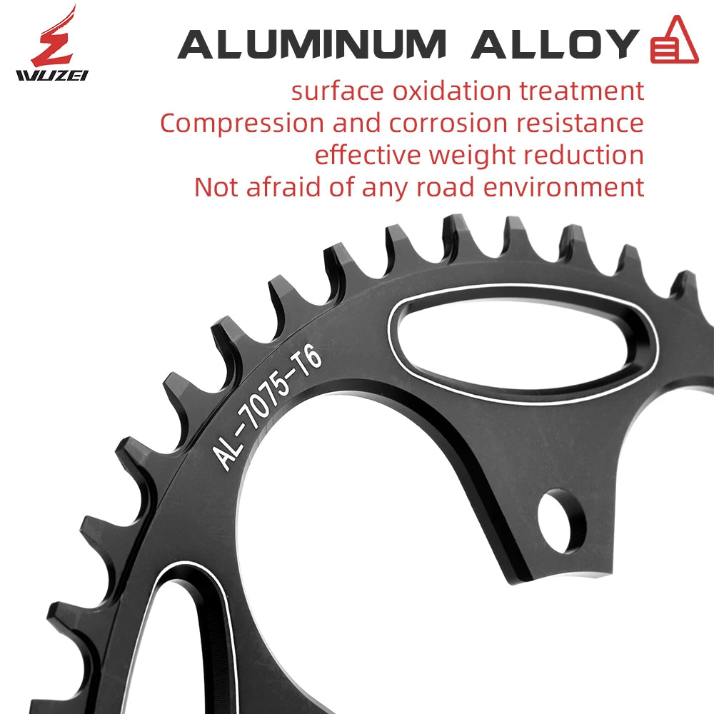 Plateau WUZEI (PROWHEEL) diamètre 110/130 mm BCD, 50 T, 52 T, 54 T, 56 T, 58 T, 60T.