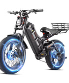 Eahora Romeo 2: 2500W (1250W X 2) 52V 60Ah 100Nm pneu 20x4.5