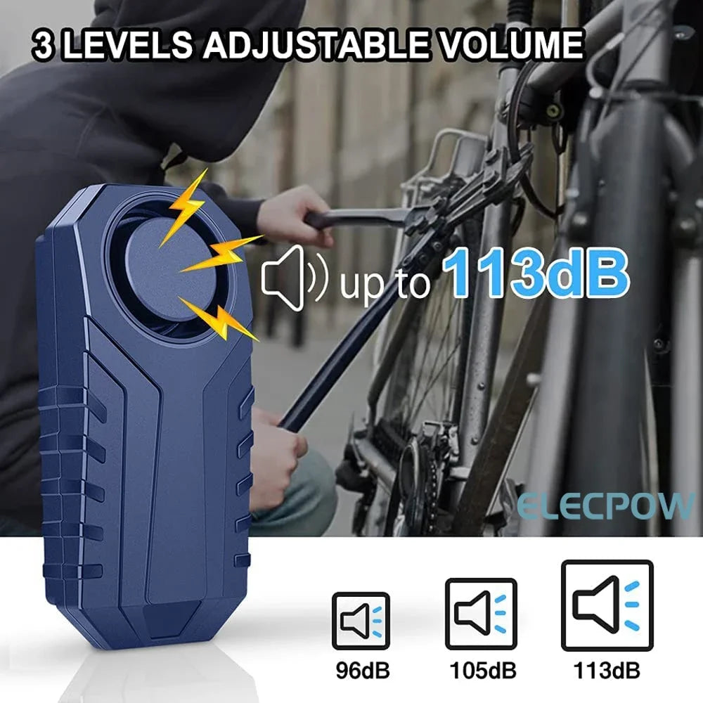 Alarme étanche IP55 avec télécommande 113db ELECPOW