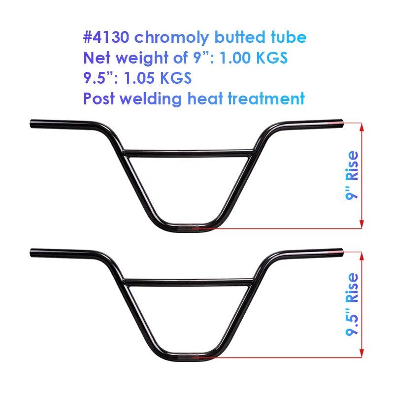 Guidon Funsea BMX largueur 737mm