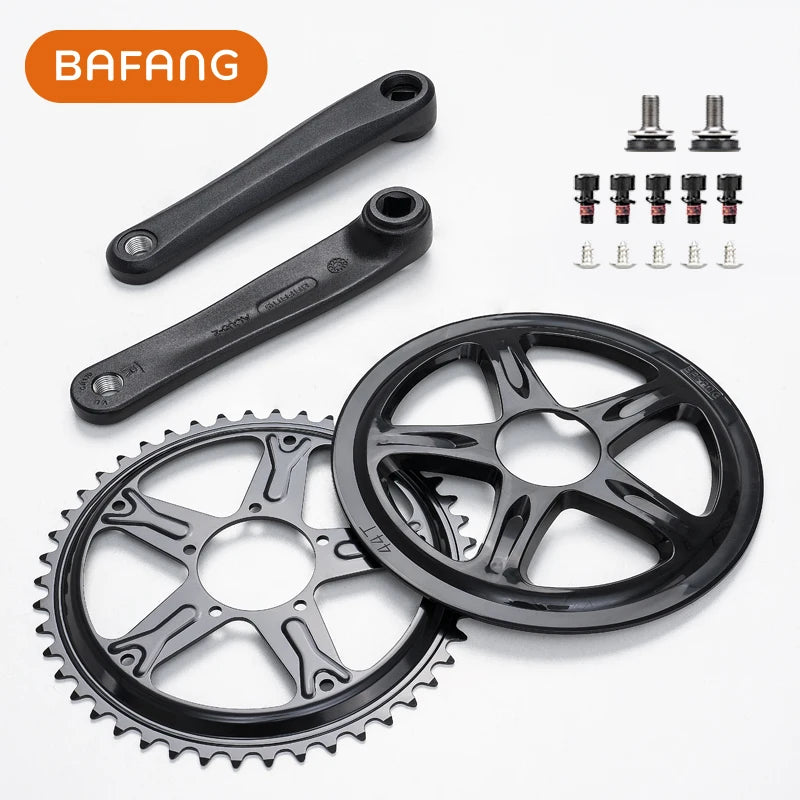 Pédalier pour moteur Bafang BBS01/BBS02 plateau 44T 46T 48T 52T