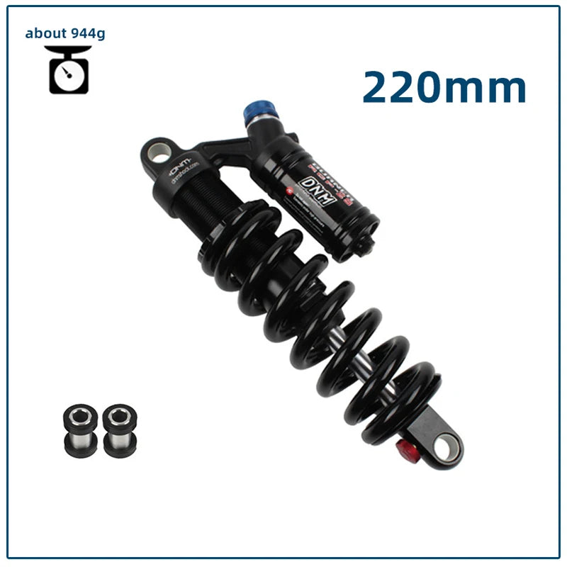 DNM RCP2S Amortisseur arrière de vélo, 165mm, 190mm, 200mm, 210mm, 220mm, 240mm