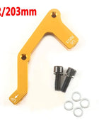 Adaptateur étrier de frein BUCKLOS avant et arrière, en alliage d'aluminium 180/203mm