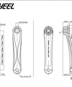 Manivelle Prowheel  140/152MM/160MM/165MM/170MM/175MM (1 Paire ou unité)