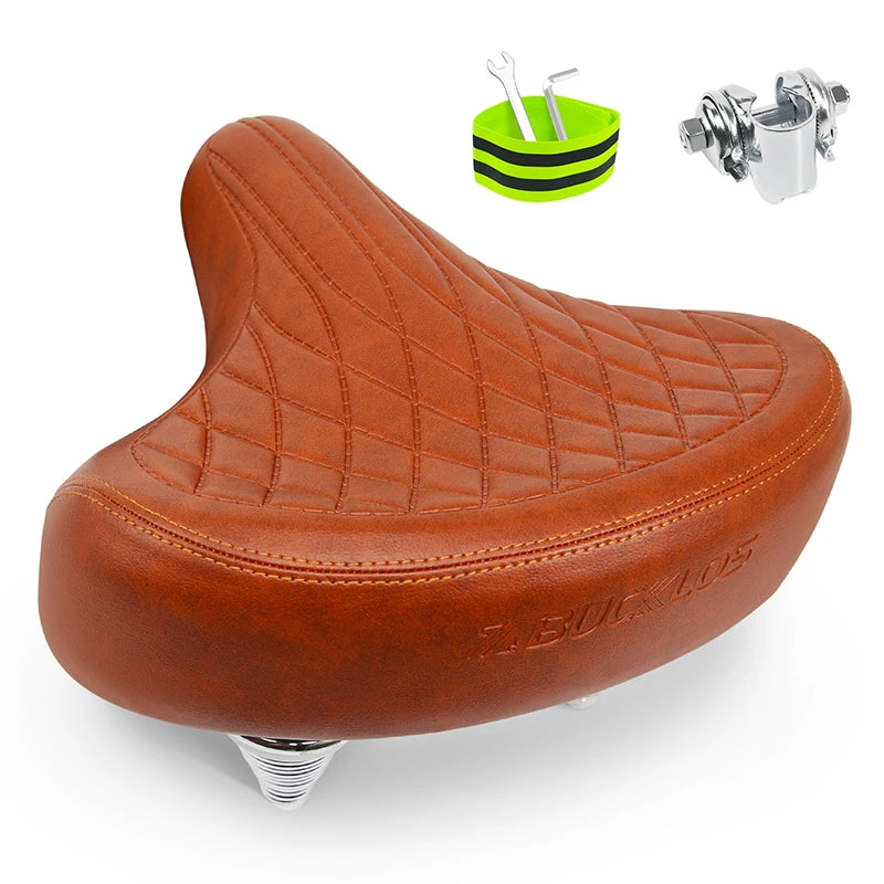 Selle de vélo surdimensionnée et ergonomique BUCKLOS confortable selle de vélo à Absorption des chocs