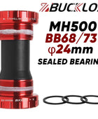 Boitier de pédalier BUCKLOS BSA BB68/73 support inférieur 24mm en alliage d'aluminium
