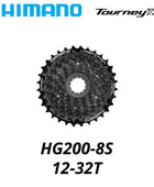Cassette Shimano TOURNEY TX HG200 CS 7 8 vitesses pignon de Cassette CS-HG200 7s 8S 8v 7v 12-28T 12-32T