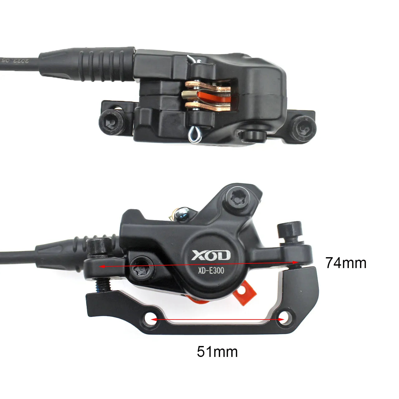 Kit de frein électrique XOD: Etrier et manette pour frein à disque