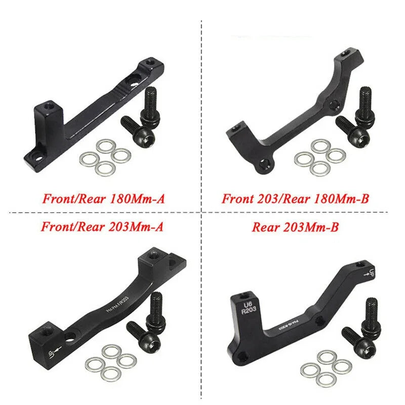 Adaptateur étrier de frein BUCKLOS avant et arrière, en alliage d'aluminium 180/203mm