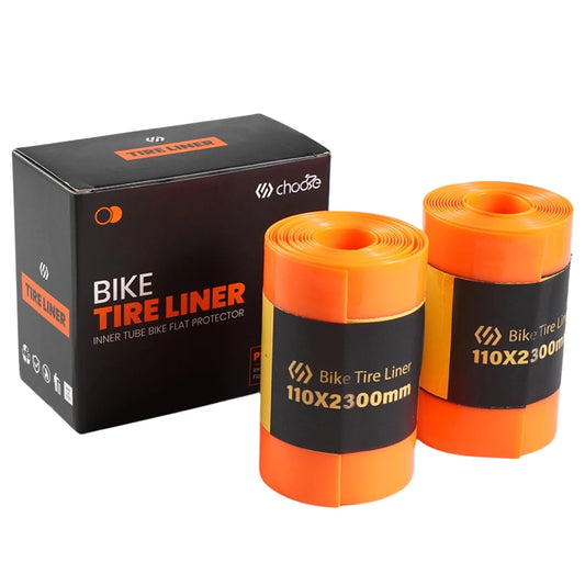 Protection anti-crevaison CHOOEE, 2 pièces Doublure de pneu auto-adhésive en TPU pour VTT, Fat bike