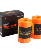 Protection anti-crevaison CHOOEE, 2 pièces Doublure de pneu auto-adhésive en TPU pour VTT, Fat bike
