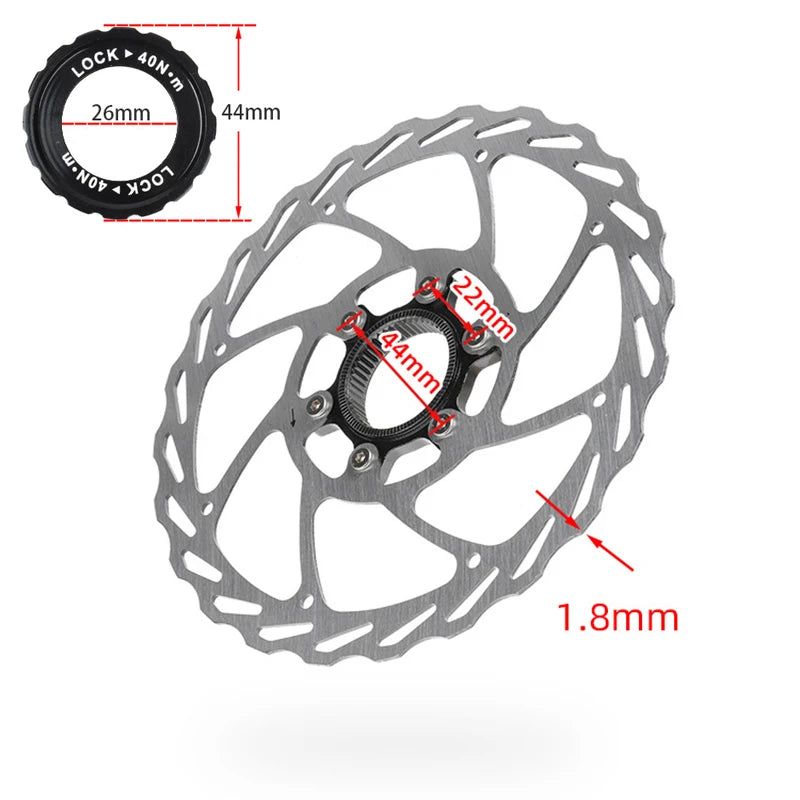 Disque de frein NUTT RS6 diamètre 140/160/180mm