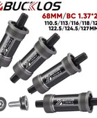 Boitier de pédalier BUCKLOS BB68 support inférieur fileté 110.5/113/116/118/120/122.5/124.5/127mm