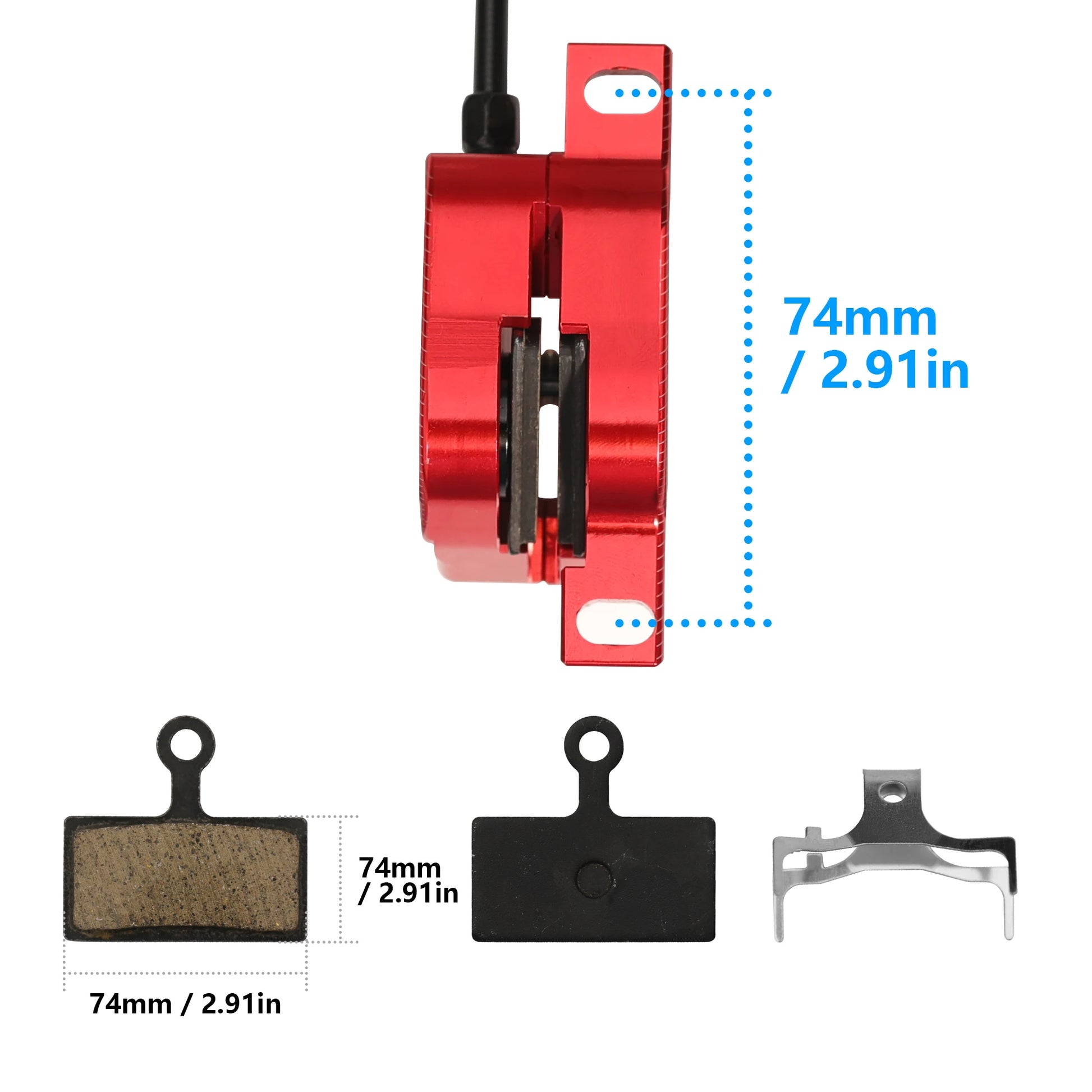 Kit de Freins à disque hydrauliques DYISLAND SD200 pour VTT, 2 pistons