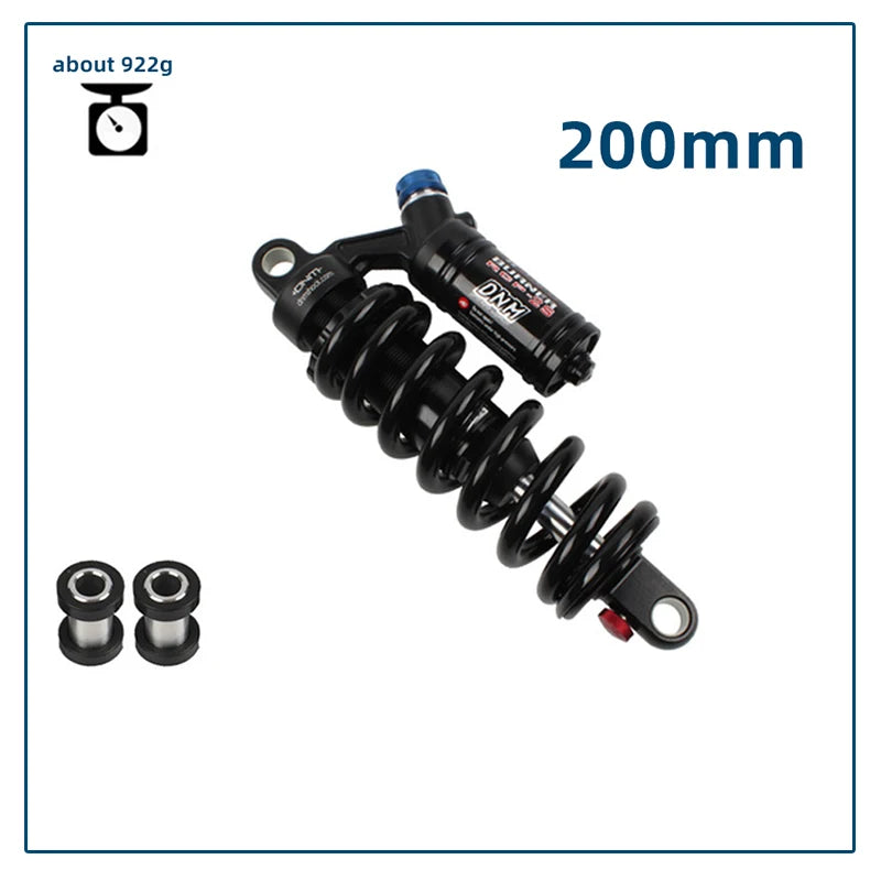 DNM RCP2S Amortisseur arrière de vélo, 165mm, 190mm, 200mm, 210mm, 220mm, 240mm