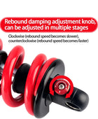 Fastace Amortisseur de suspension arrière pour vélo de descente, dimensions 190/200/210/220/240mm, applicable aux vélos électriques VTT, etc.
