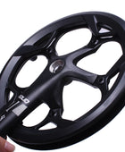 PROWHEEL Pédalier de vélo BCD 52T, ensemble de bras de manivelle et pédalier, vélo de route VTT, vélo électrique, 130mm, 165mm, 170mm