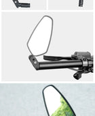 Miroir de vélo universel, installation gauche droite, lentille convexe ou plate, 1 pièce