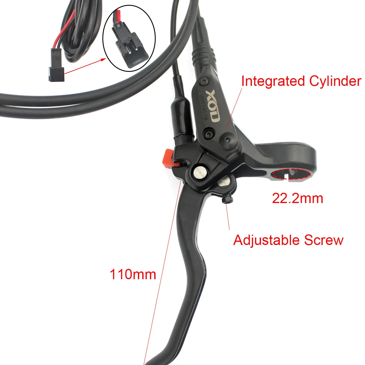 HOHOVYVY Kit de freins à disque hydrauliques pour vélo électrique, VTT HOHOVYVY Kit de freins à disque hydrauliques pour vélo électrique, VTT