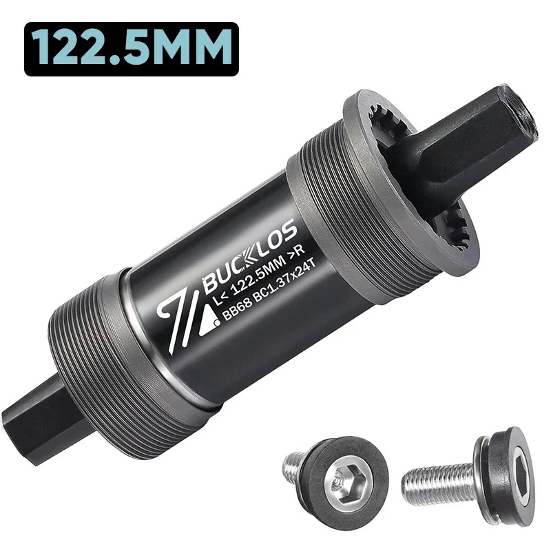 Boitier de pédalier BUCKLOS BB68 support inférieur fileté 110.5/113/116/118/120/122.5/124.5/127mm