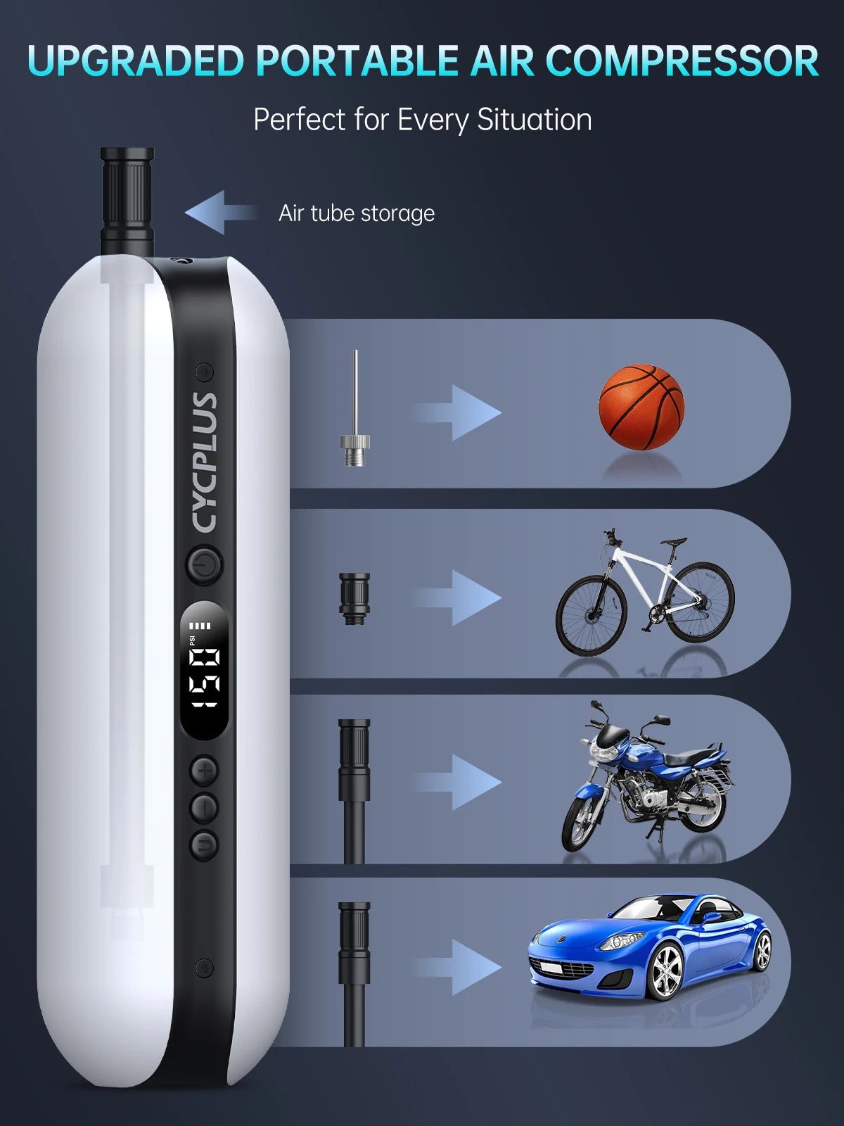 Pompe CYCPLUS A2 Haute Pression 150PSI LCD