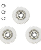 Engrenage planétaire 36 Dents 38x8x12mm, Roulement en Nylon, 3 Pièces