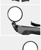 Miroir de vélo universel, installation gauche droite, lentille convexe ou plate, 1 pièce