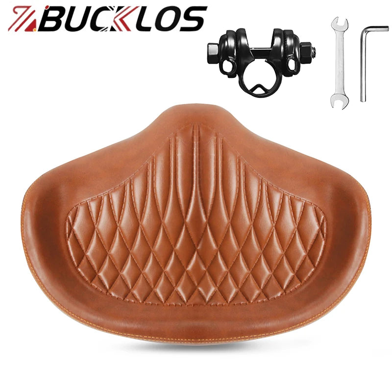 Selle de vélo surdimensionné BUCKLOS sans nez ergonomique confortable