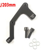 Adaptateur étrier de frein BUCKLOS avant et arrière, en alliage d'aluminium 180/203mm