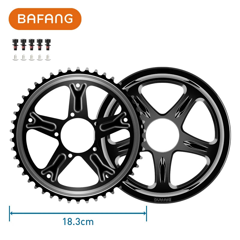 Pédalier pour moteur Bafang BBS01/BBS02 plateau 44T 46T 48T 52T