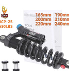 DNM RCP2S Amortisseur arrière de vélo, 165mm, 190mm, 200mm, 210mm, 220mm, 240mm