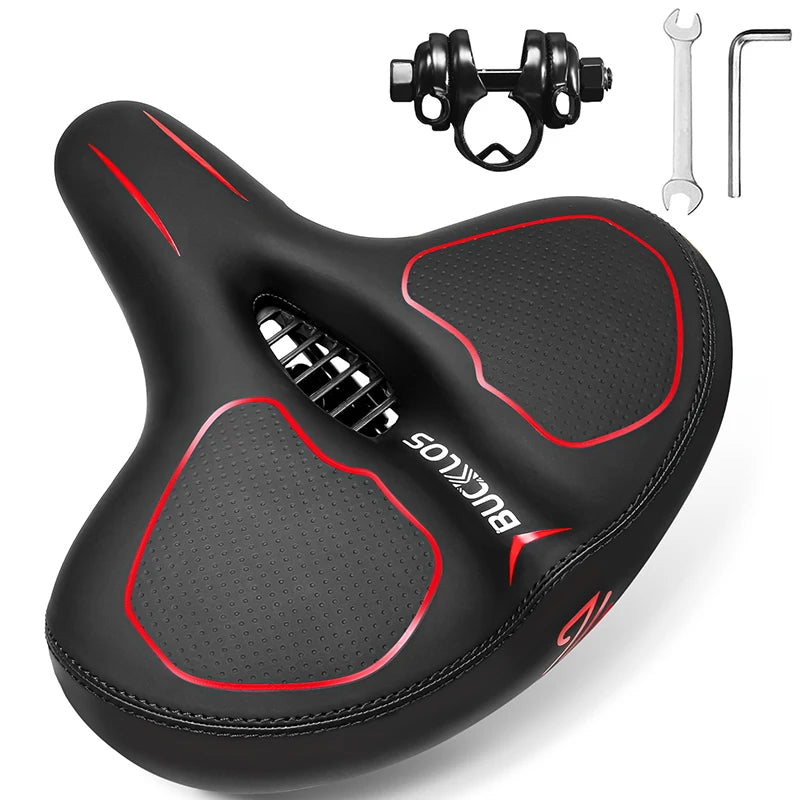 BUCKLOS selle de vélo surdimensionnée absorption des chocs
