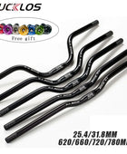 Guidon BUCKLOS 25.4mm 31.8mm Guidon de vélo 620/660/720/780mm, ultraléger Type M vtt BMX