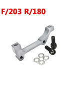 Adaptateur étrier de frein BUCKLOS avant et arrière, en alliage d'aluminium 180/203mm