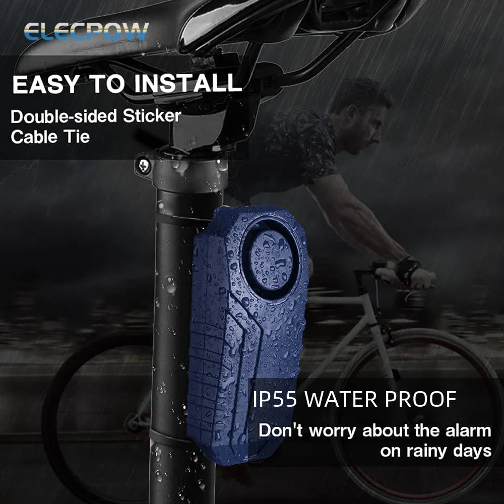 Alarme étanche IP55 113db avec Nouvelle télécommande ELECPOW