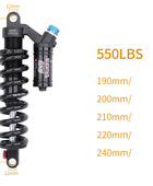 DNM RCP2S Amortisseur arrière de vélo, 165mm, 190mm, 200mm, 210mm, 220mm, 240mm