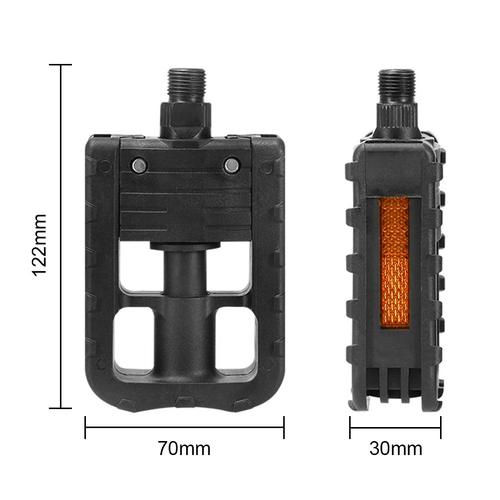 MOJOYCE Pédale de vélo pliable avec réflecteur