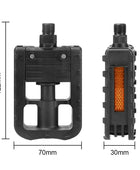 MOJOYCE Pédale de vélo pliable avec réflecteur