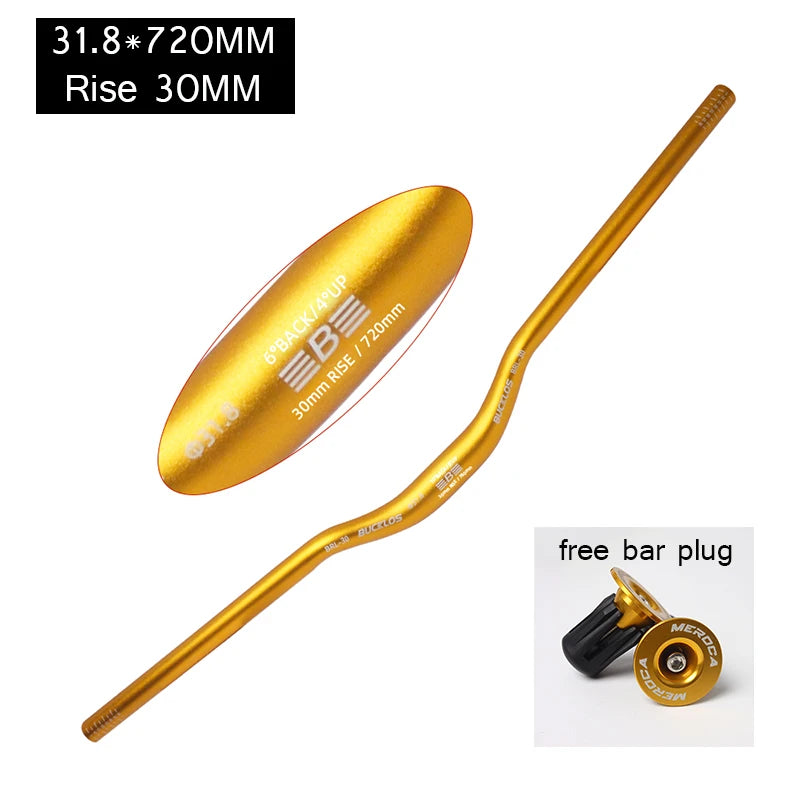 Guidon VTT KOCAN 720mm - Alliage Aluminium - Diamètre 31,8mm Guidon VTT KOCAN 720mm - Alliage Aluminium - Diamètre 31,8mm