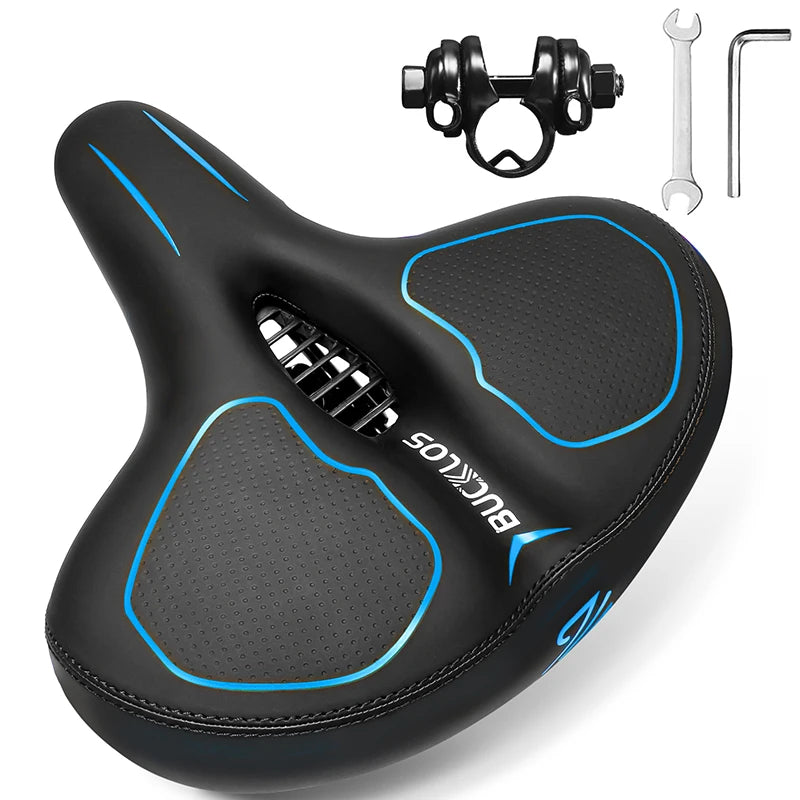 BUCKLOS selle de vélo surdimensionnée absorption des chocs