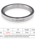 Roulements de direction: 28.6mm, 44mm, 30mm, 41/41mm, 8mm, 47mm, 49mm, 51mm, 52mm